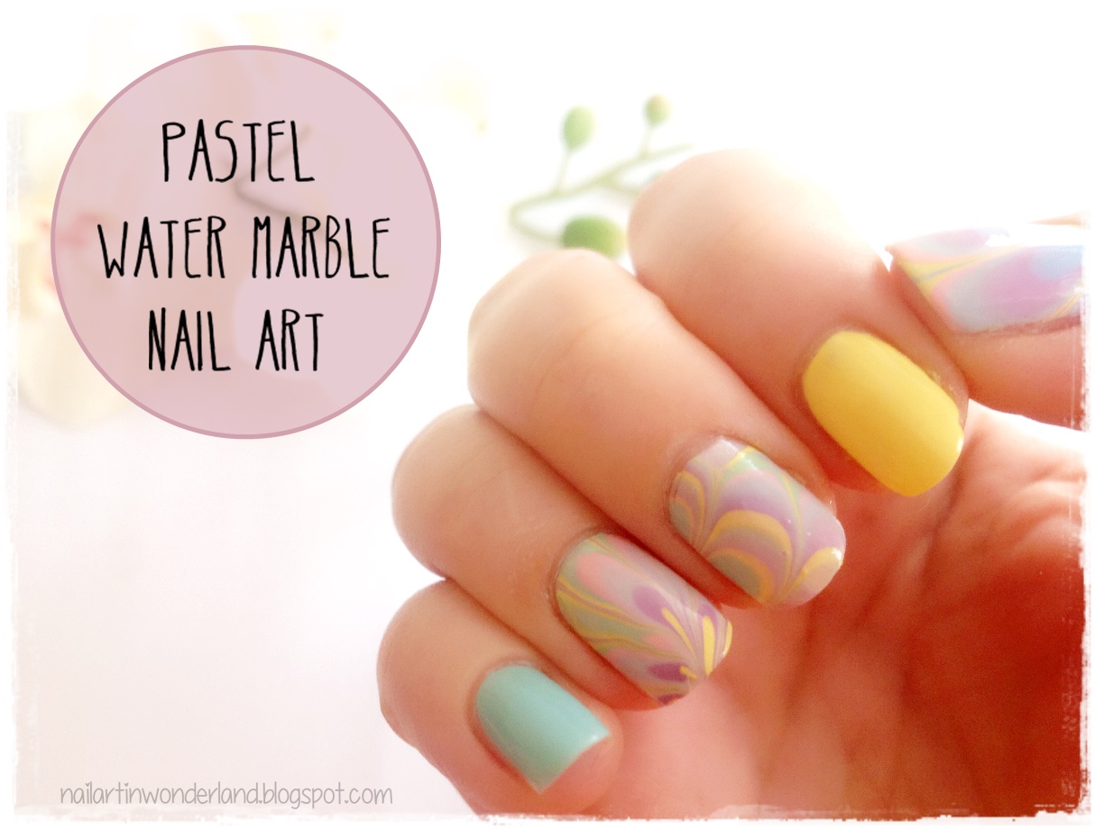 19 Creative DIY Water Marble Nail Art Ideas