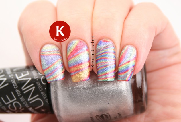19 Creative DIY Water Marble Nail Art Ideas