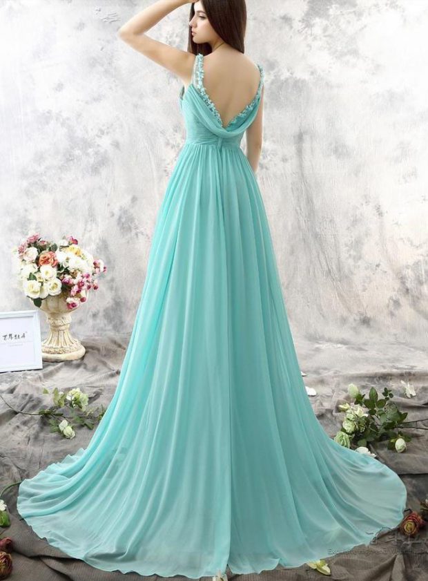 aqua-blue-chiffon-sleeveless-long-bridesmaid-dress-2