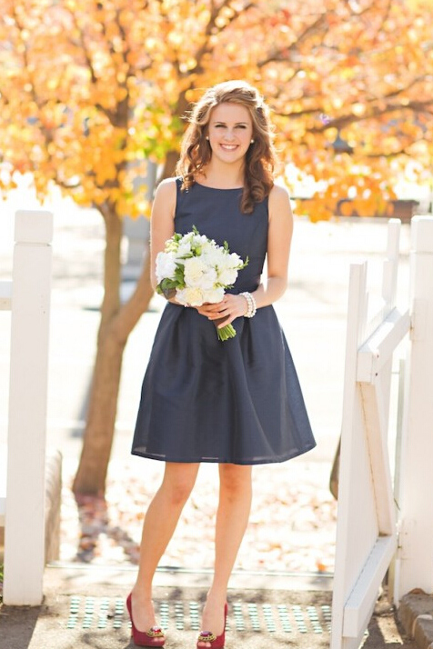 navy-organza-sleeveless-boat-neck-short-custom-bridesmaid-dress-1