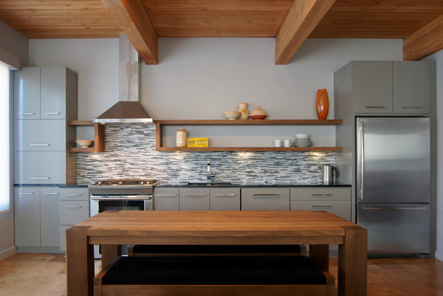 20 Efficient and Gorgeous One-Wall Kitchen Design Ideas - one-wall kitchen, kitchen ideas, kitchen design, kitchen