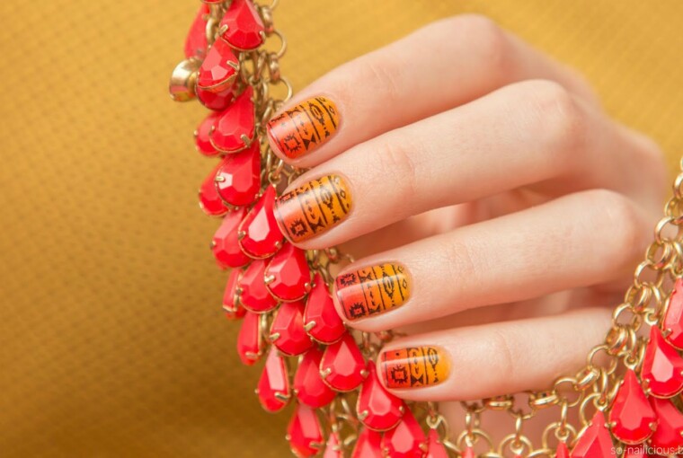 Red and Orange: 16 Cute Nail Polish Combos for Your Nails Red and Orange: 16 Cute Nail Polish Combos for Your Nails - red nail art, red and orange nail art, orange nail art, Nail Art