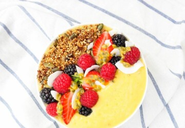 16 Smoothie Bowl Recipes to Start Your Morning Right - smoothie breakfast, smoothie bowl recipes, smoothie bowl breakfast, smoothie bowl, recipe ideas, healthy smoothies, fruit smoothies, energy smoothie, breakfast recipes