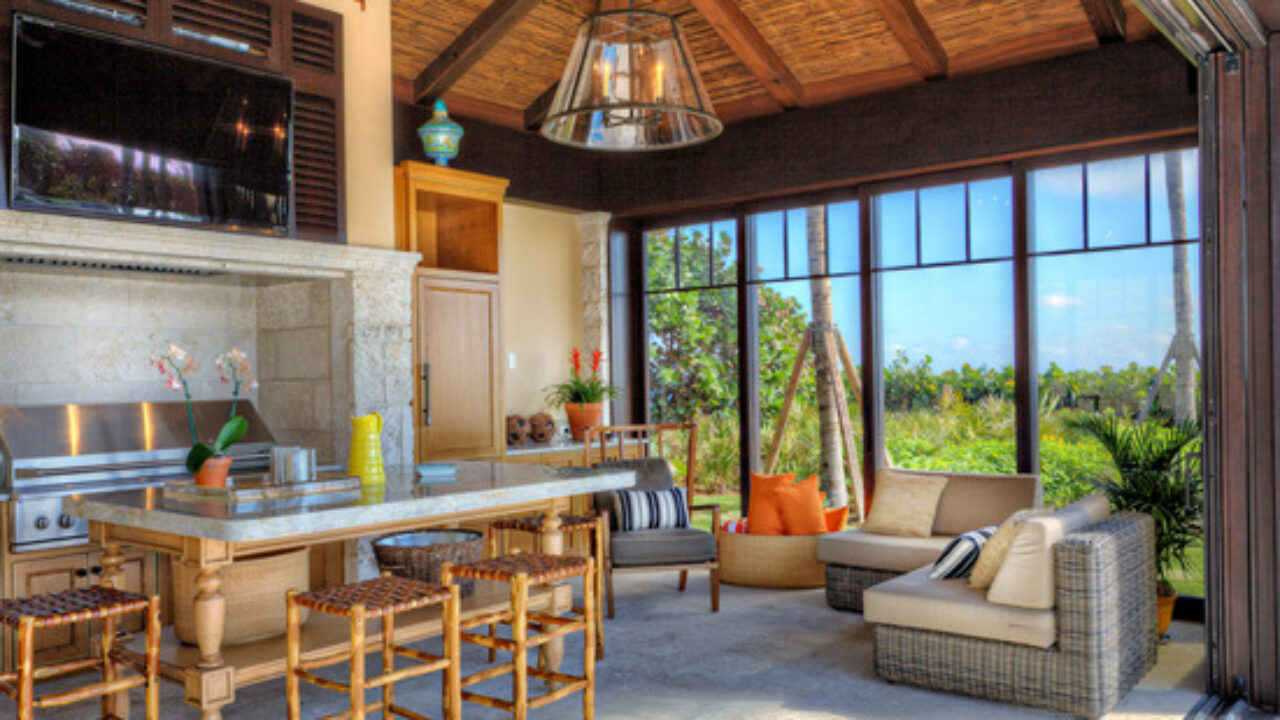 17 Stunning Covered Outdoor Kitchen Design Ideas
