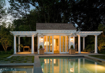 16 Lovely Pool Cabana Design Ideas - pool house design, pool design, pool cabana design ideas, pool cabana