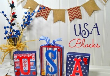 17 Creative and Fun DIY Patriotic 4th of July Decorations - diy home decor, diy 4th of July decorations, 4th of July diy decor, 4th of July