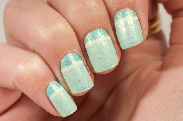 15 Adorable Mint Green Nail Art Ideas Perfect for Summer - summer nail art, nail art ideas, mint nail art, mint green nail art, green nail art