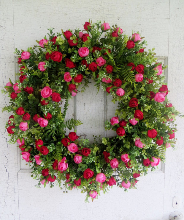 15 Colorful Handmade Summer Wreath Ideas To Refresh Your Front Door ...