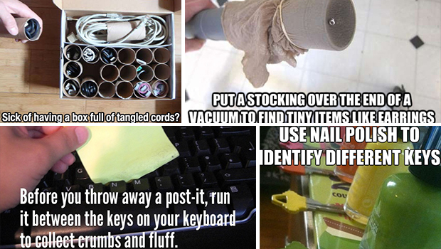 15 Crazy Life Hacks That Will Make Your Life Easier - trick, recycle, problem, lifehack, life hack, life, handmade, hacks, hack, everyday, Easy, diy, craft