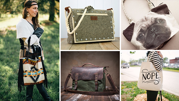 15 Fashionable Handmade Bag Designs To Take All You Need With You In Style 15 Fashionable Handmade Bag Designs To Take All You Need With You In Style - tote, satchel, print, monogram, messenger, leather, handmade, fashion, diy, diaper, craft, canvas, burlap, briefcase, beach, bag