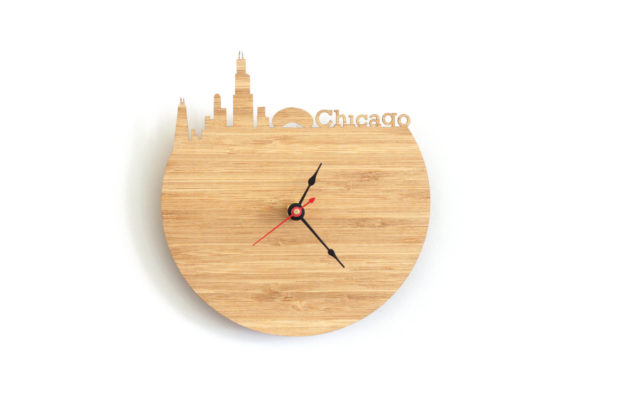Buy it on: www.etsy.com 17 Inspirational Handmade Wall Clock Ideas That You Can Express Yourself With (2)