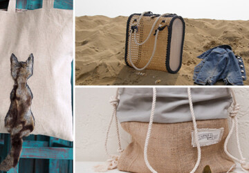 18 Must Have Handmade Beach Bag Designs To Take Your Stuff To The Beach - vacation, tote, summer, straw, sea, sand, ocean, khaki, jute, holiday, handmade, fashion, etsy, drawstring, crochet, craft, chic, canvas, burlap, beach, bag, Accessories