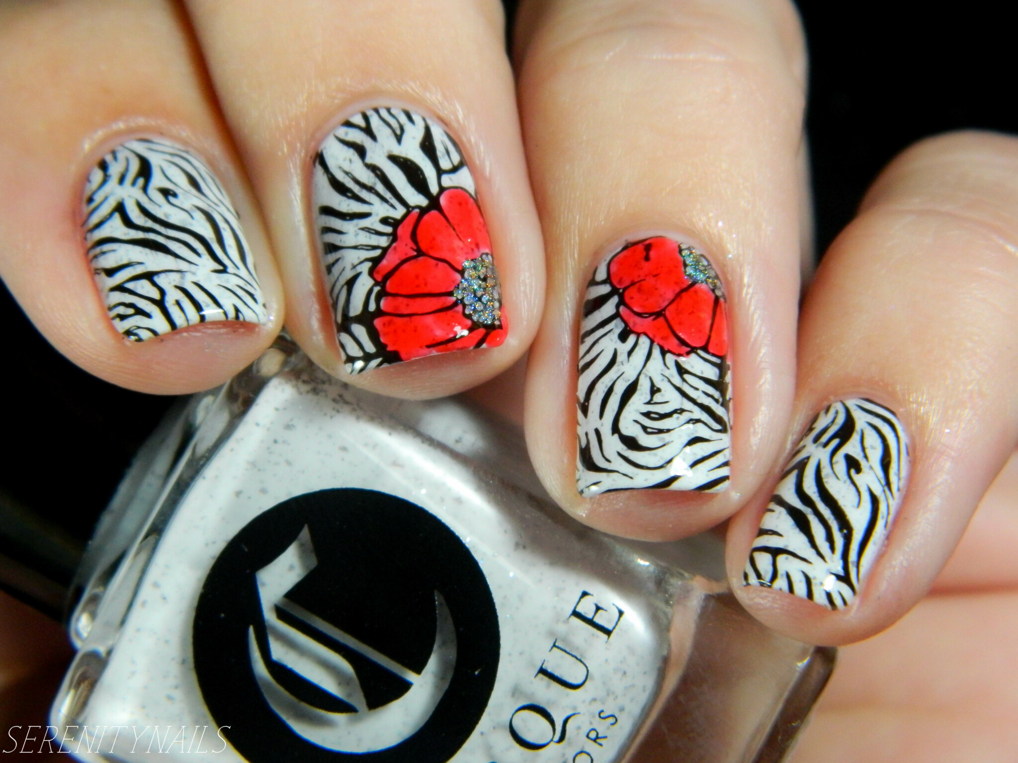 Cute Animal Print Nail Designs in Bright Summer Colors