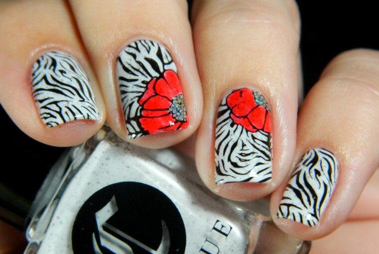 Cute Animal Print Nail Designs in Bright Summer Colors Cute Animal Print Nail Designs in Bright Summer Colors - summer nail art, bright colors, animal print nail art