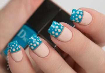 Cute Dots Nail Art Ideas for Summer - summer nail art, polka dots nail art, nail art ideas, dots nail art, dots for summer, dots for spring