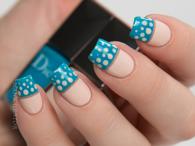 Cute Dots Nail Art Ideas for Summer - summer nail art, polka dots nail art, nail art ideas, dots nail art, dots for summer, dots for spring