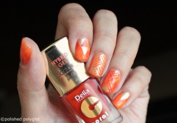 15 Cute Orange Nail Art Ideas to Try for the Last Days of Summer - summer to fall, summer nail art, orange nail art, orange, nail art ideas, Last Days of Summer
