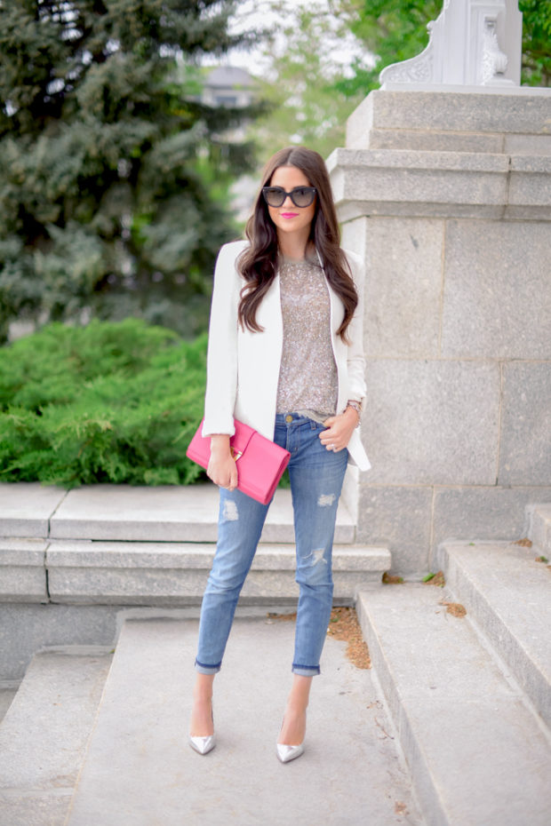 How To Wear Denim To The Office: 17 Great Outfit Ideas - Style Motivation