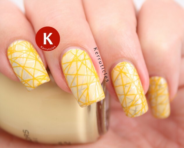 Mix of Yellow and Silver for Chic Summer Nail Art - yellow nail art ideas, yellow and silver nail art, summer nail art, silver nail art, nail art ideas