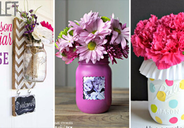 15 Impressive DIY Mason Jar Vase Ideas You're Going To Fall In Love With - vase, table decor, mason jar vase, mason jar, handmade, flowers, Easy, diy mason jar vase, diy, decoration, decor, crafts, crafting