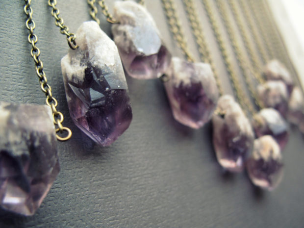 Buy it on: www.etsy.com 15 Irresistible Handmade Amethyst Jewelry Designs You'll Fall In Love With (1)