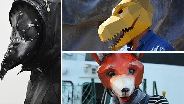 17 Super Scary Halloween Mask Ideas You're Going To Love - witch, steampunk, skull, scary, mask, leather, horror, hate, halloween, fox, costume, cosplay, cat