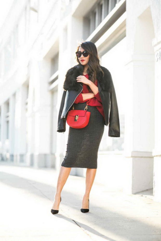 Fall Fashion Trend: 17 Stylish Sweater and Skirt Outfit Combos to Copy ...