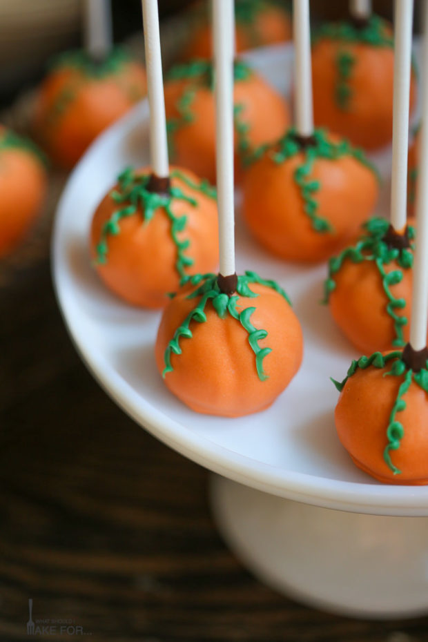 Pumpkin Cake Pops