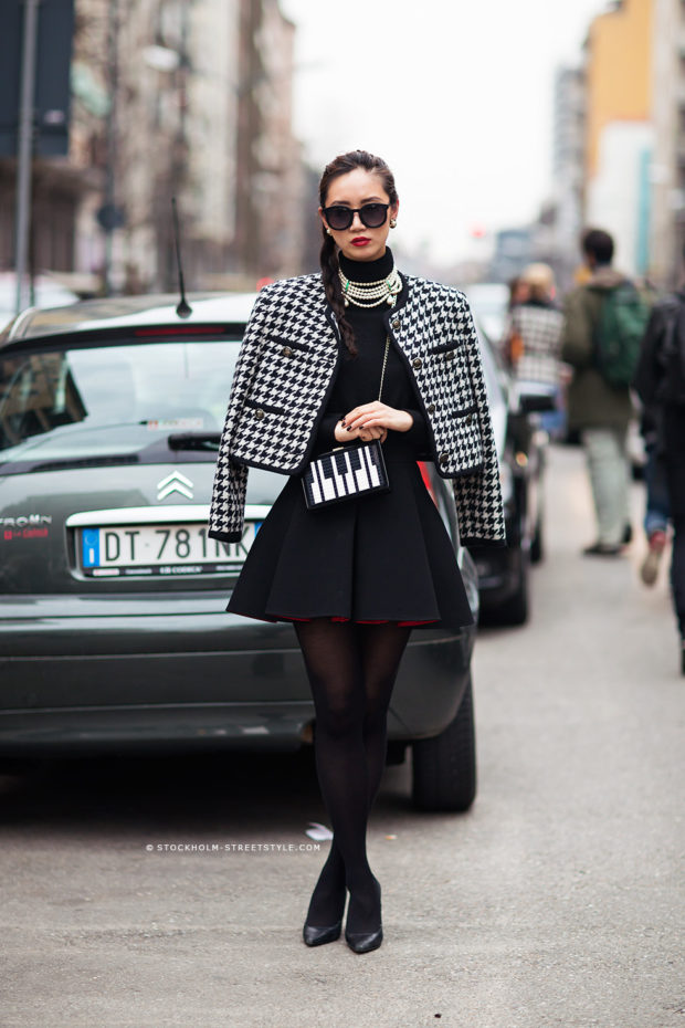 20 Chic Ideas How to Style Black Tights This Season - Style Motivation