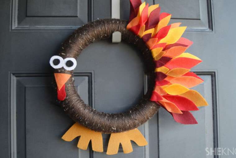 16 Festive DIY Thanksgiving Wreaths Ideas - Wreaths, Thanksgiving Wreaths Ideas, DIY Wreaths Ideas, DIY Thanksgiving Wreaths Ideas, DIY Thanksgiving Wreaths, DIY Thanksgiving
