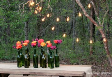 DIY Ideas: 15 Creative Ways to Repurpose Empty Wine Bottles - Wine Bottles, Upcycle and Repurpose Wine Bottles, Repurpose Empty Wine Bottles, diy Wine Bottles