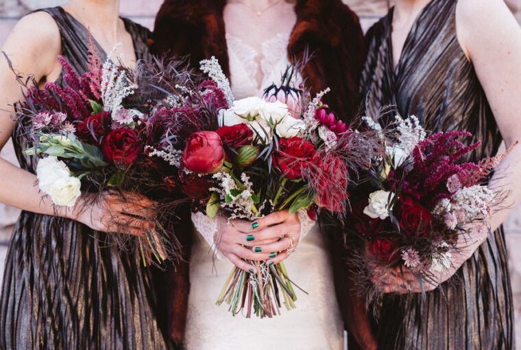 18 Whimsical Bouquets Ideas For Winter Wedding - winter wedding bouquets, Whimsical Bouquets, Bridal Bouquets, Bouquets