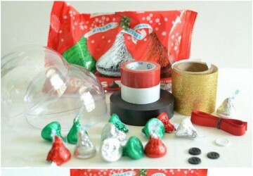 DIY Christmas Tree Ornaments: 17 Great Tutorials and Ideas (Part 1) - diy ornaments, Diy Christmas ornaments, diy Christmas decorations, diy christmas decor projects, Christmas Tree Decorating Ideas, Christmas tree