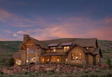 Lodge Style: 20 Stunning Mountain House Design Ideas - Stunning Mountain House Design Ideas, rustic mountain house, mountain house, Lodge Style Mountain House Design Ideas, lodge