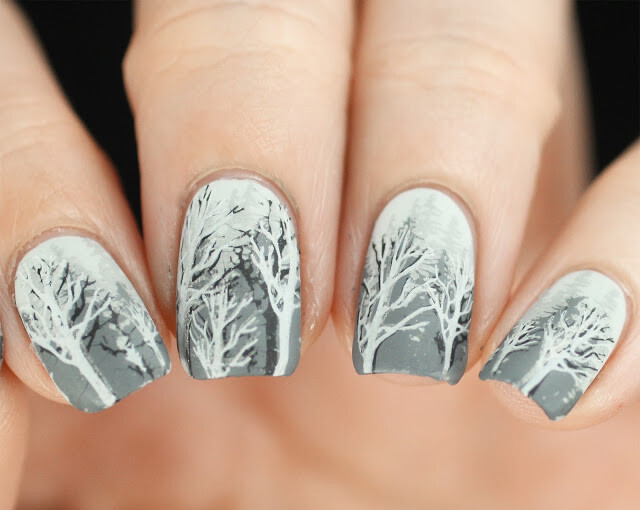 17 Stunning Winter Nail Art Ideas - winter nail design, winter Nail Art Ideas, winter nail art, nail art ideas