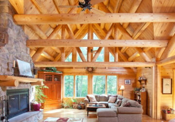 18 Cozy and Rustic Cabin Living Room Design Ideas - rustic living room, Rustic Cabin Living Room, mountain cabin, cozy living room, Cozy Cabins, Cozy and Rustic Cabin Living Room, Cabin Living Room