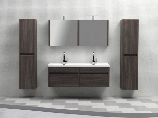 Beautify Your Bathroom With Bathroom Vanities - wall-mounted, Wall Mounted Bathroom Vanity, Vanity Sinks, RESTROOM, Double Vanity, bathroom