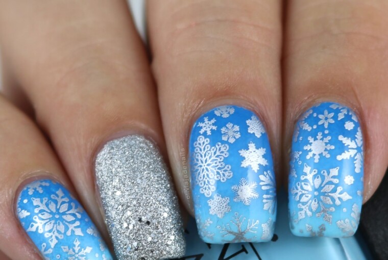 16 Adorable Winter Inspired Nail Art Ideas - winter Nail Art Ideas, winter nail art, nail art ideas
