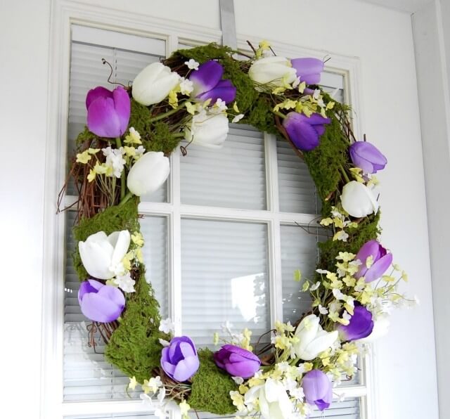 Bring Spring Indoors with Cheery Mantel Décor