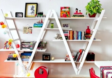 16 Awesome DIY Ideas For Bookshelves - DIY Ideas For Bookshelves, DIY bookshelves, diy