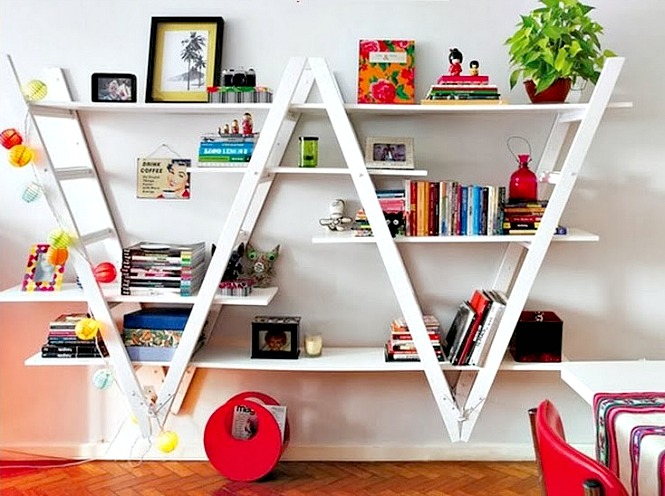 16 Awesome DIY Ideas For Bookshelves - DIY Ideas For Bookshelves, DIY bookshelves, diy