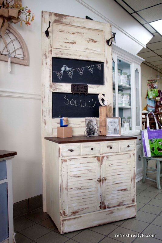 Dry Sink and Tiwn Panel Chalkboard Combo