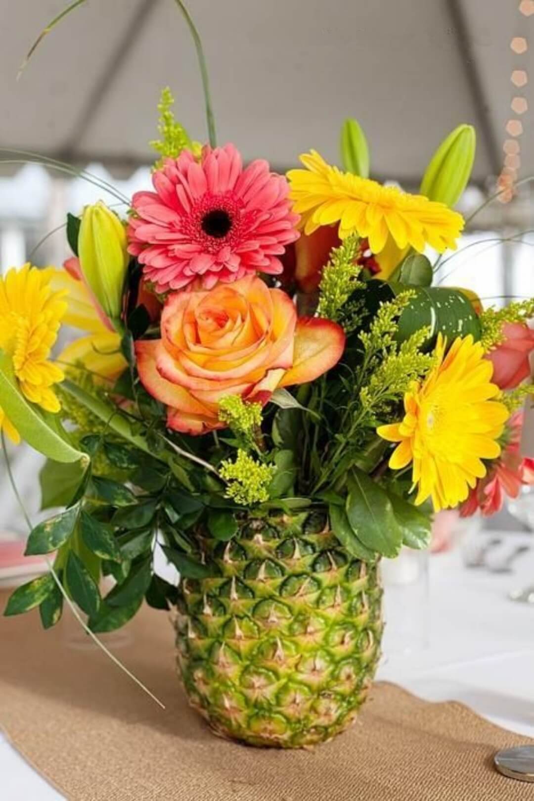 Southern Hospitality Pineapple Posy Vase
