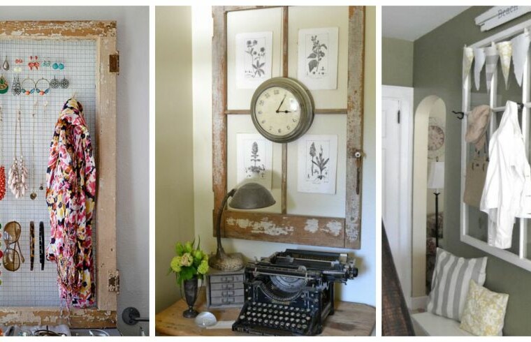 17 Creative Ways To Repurpose and Reuse Old Windows - Ways To Repurpose and Reuse Old Windows, Upcycle and Repurpose, Reuse Old Windows, reuse, Repurpose Old Windows, Repurpose, Old Windows