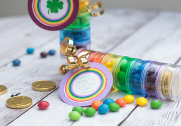 St. Patrick’s Day DIY Ideas: 17 Amazing Rainbow Crafts - Rainbow Desserts, Rainbow Crafts, Diy St. Patrick's Day Decorations, DIY St. Patrick's Day