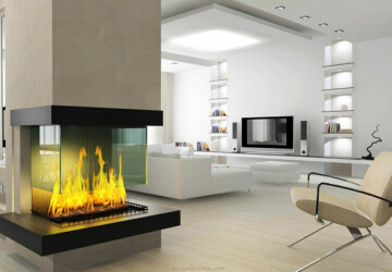 16 Unique Modern Fireplace Design Ideas - Modern Fireplace Design Ideas, living room fireplaces, Fireplace Design Ideas, fireplace design, fireplace