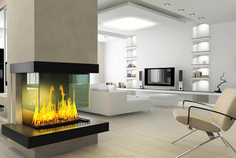 16 Unique Modern Fireplace Design Ideas - Modern Fireplace Design Ideas, living room fireplaces, Fireplace Design Ideas, fireplace design, fireplace