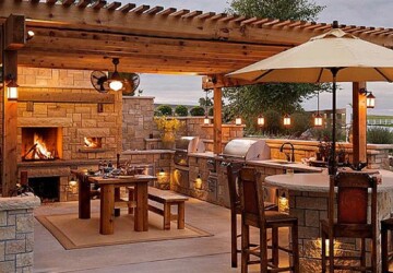 17 Functional and Practical Outdoor Kitchen Design Ideas - Outdoor Kitchen Design Ideas, outdoor kitchen, Kitchen Design Ideas, Covered Outdoor Kitchen