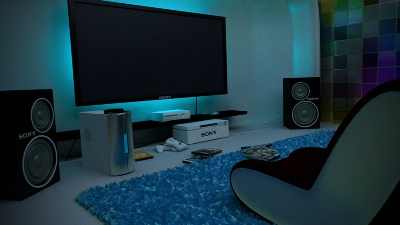 Ultimate Small Video Game Room Ideas in Living room