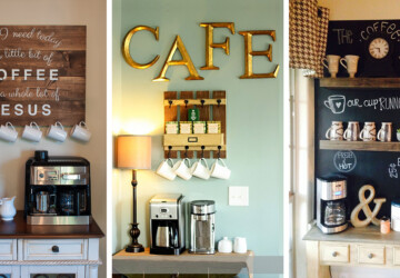 Charming Coffee Station Design Ideas for Starting Your Day Off Right - kitchen coffee station, home coffee station, Coffee Stations Design Ideas, Coffee Stations, coffee station, coffee lovers